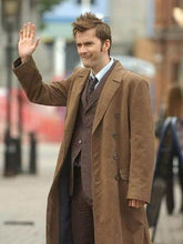 10th Doctor Who Coat - David Tennant Brown Coat